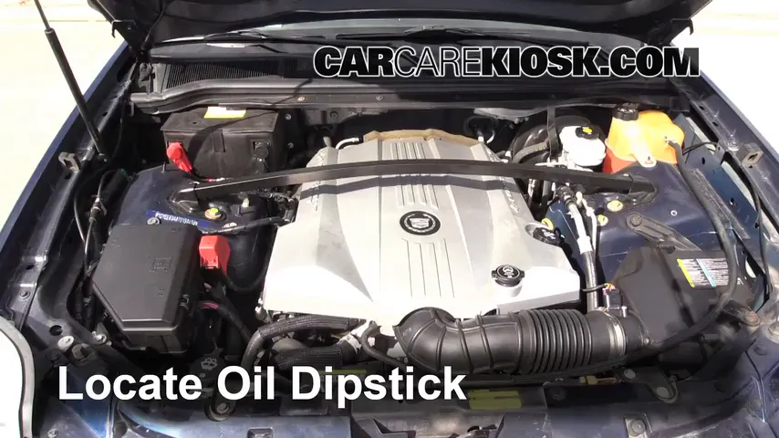 2007 Cadillac SRX 4.6L V8 Oil Check Oil Level